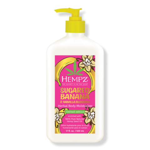 Увлажняющий травяной крем Herbal Body Moisturizer Sugared Banana & Vanilla Blossom 500мл