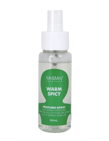 Mr&Mrs Fragrance Арома-спрей для автомобиля WARM SPICY | ОСТРЫЕ СПЕЦИИ 50мл
