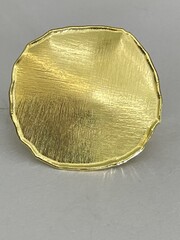 Sole cerchio (кольцо из серебра с позолотой)