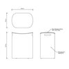 Decor Walther All in 0615260 Корзина для белья, цвет: чёрный