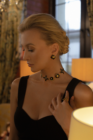 Колье Корнефорос, серебро 925, позолота 18k 3