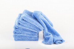 GlossWork Coral fleece Microfiber towel микрофибровое полотенце, цвет синий, 500 г/м2