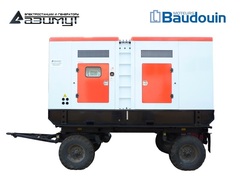 Дизельный генератор Азимут ЭД-200-Т400-1РКМ9 Baudouin на шасси в кожухе