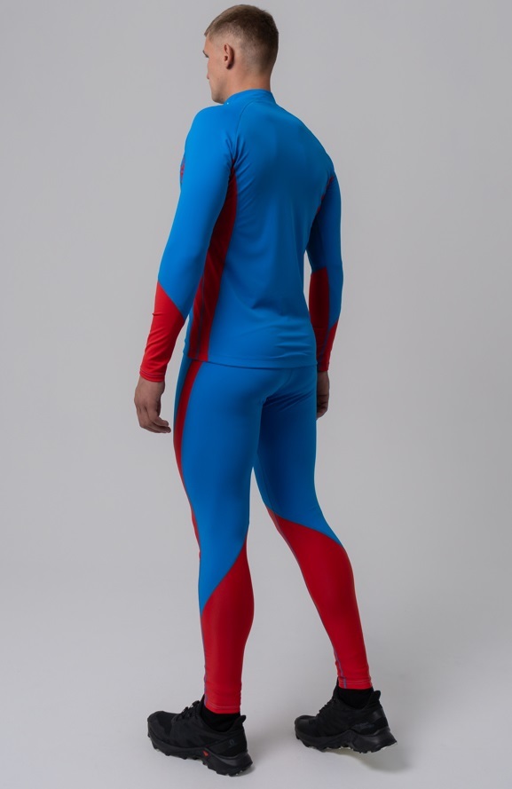 Nordski Active лыжный гоночный комбинезон синий-красный - 6