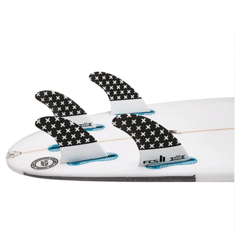Плавники FCS II SB PC Large Tri-Quad Retail Fins, компл. из пяти, L