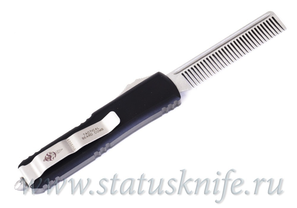 Microtech Tactical Beard Comb Stonewash Fine Tooth