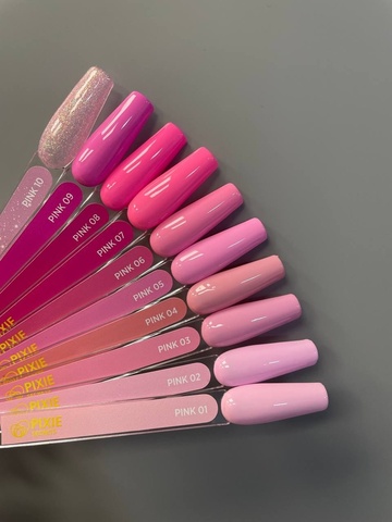 Pixie Secrets Гель лак Pink (Розовый) 7