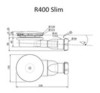 Radaway Slim R400 Сифон для душевого поддона