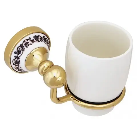 Fixsen Bogema Gold FX-78506G Подстаканник, цвет: золото, белый