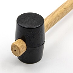 Киянка резиновая, деревянная рукоятка, 230г (РемоКолор) 38-6-103