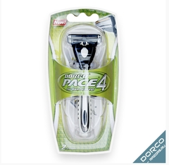 DORCO PACE4 (станок+2'S) система с 4лезвиями (FR A1002) (Ю.Корея)