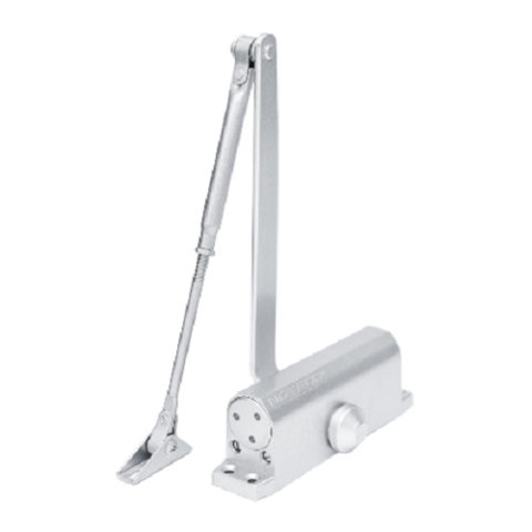 Доводчик дверной NOTEDO DC-120 silver серебро (100-140 кг)