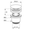 Kludi Balance 1042405-00 Донный клапан, цвет: хром