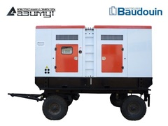 Дизельный генератор Азимут ЭД-360-Т400-1РКМ9 Baudouin на шасси в кожухе
