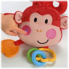 Fisher Price Музыкальная подвеска на коляску Обезьянка (X5829)