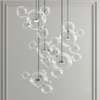 Люстра Balls Circular 24 Bubbles хром диаметр 100см.
