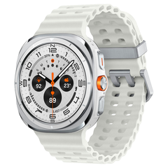 Умные часы Samsung Galaxy Watch Ultra 47mm LTE, ремешок Marine, Titanium White (Белый титан)