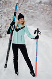 Женский утеплённый лыжный костюм Nordski Base Mint-Black с высокой спинкой