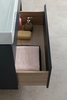 Aquanet Бруклин 312874 Тумба с раковиной, цвет: антрацит матовый