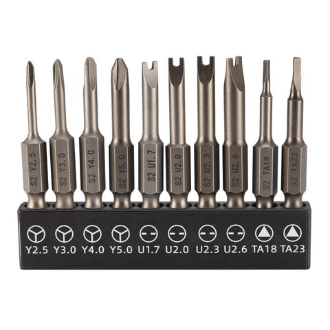 Набор бит SGS Spanner/Tri-Wing/TA S2 50мм 10шт 6350-10C