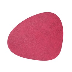 Подстановочная салфетка фигурная 37х44 см LindDNA HIPPO raspberry 983571