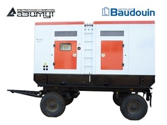 Дизельный генератор Азимут ЭД-600-Т400-1РКМ9 Baudouin на шасси в кожухе