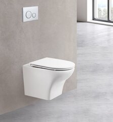 BelBagno BB064CHR Унитаз подвесной безободковый с креплением, цвет: белый фото