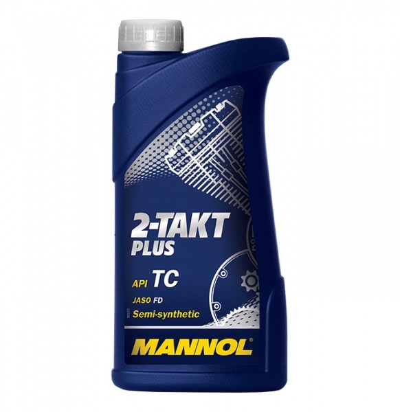 Моторное масло Mannol 2-Takt Plus  полусинтетическое 1л