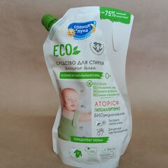 СОЛНЦЕ И ЛУНА ECO Средство для стирки детского белья 0+ дой-пак 1000мл