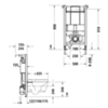 Duravit DuraSystem WD1018000000 Рама для установки подвесного унитаза Standard 99 см, 990x500x155 мм