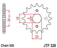 Звезда ведущая JTF328 12