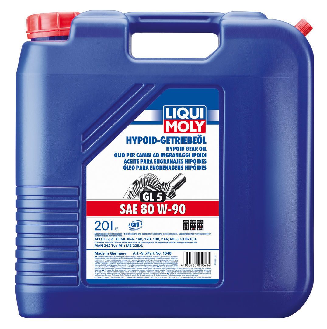 Масло трансмиссионное Liqui Moly Hypoid Getriebeoil GL5 80W90 минеральное 20л