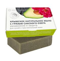 Мыло с грязью Сакского озера Med Formula «Увлажнение и защита» ТM Мануфактура Дом Природы
