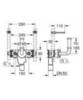 GROHE Rapid Pro 39034000 Монтажная планка для раковины с сифоном