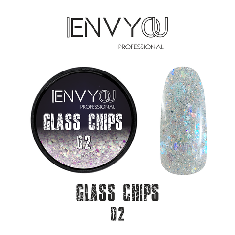 I Envy You, Декоративный гель Glass Chips (Стеклянная крошка) 02 (6g)