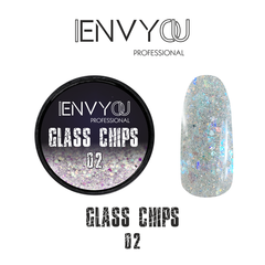 I Envy You, Декоративный гель Glass Chips (Стеклянная крошка) 02 (6g)