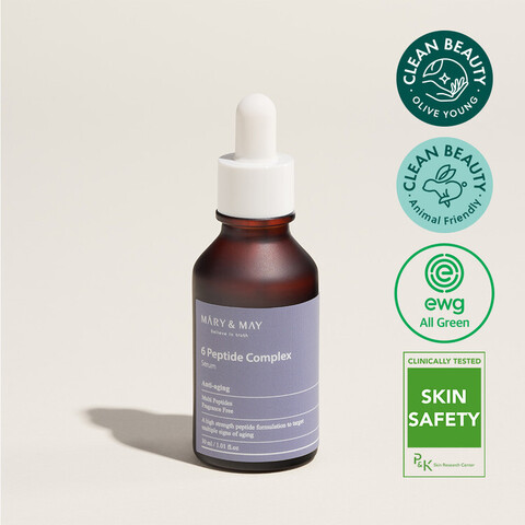 Омолаживающая ампула с пептидным комплексом Mary&May 6 Peptide Complex Serum