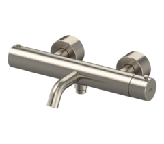 Remer X Style Inox SSXT05 Смеситель термостатический для ванны, цвет: нержавеющая сталь фото