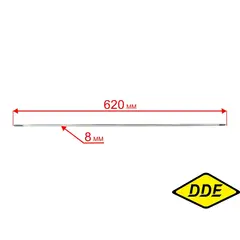 Вал штанги верхний DDE 7Tх626мм ET1300R/1500R/1800RV (791-875-67)