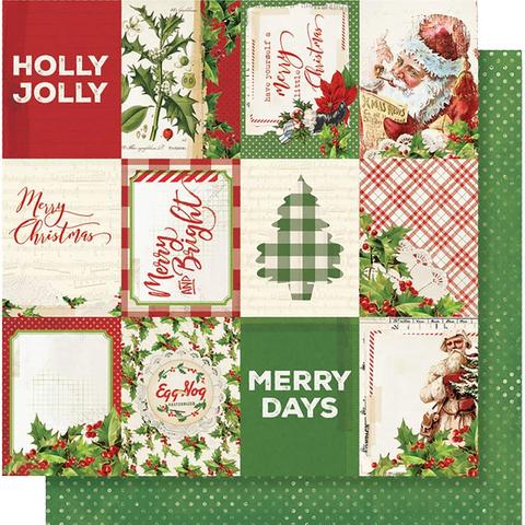 Лист двусторонней бумаги 30х30 см. - Simple Vintage Christmas - Elements
