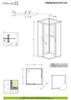Radaway Premium Plus 2S 33443-01-05N Боковая стенка для душевого уголка