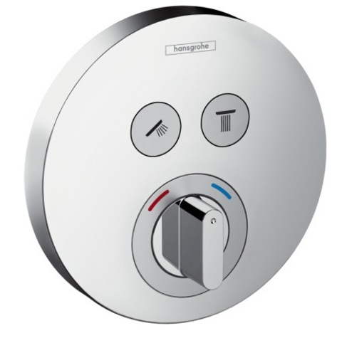 Hansgrohe ShowerSelect S 15748000 Термостат встраиваемый на 2 потребителя