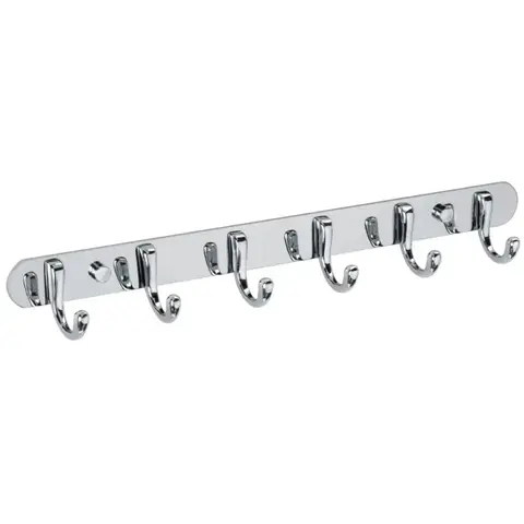 Fixsen Antik FX-1716 Планка 6 крючков, цвет: хром