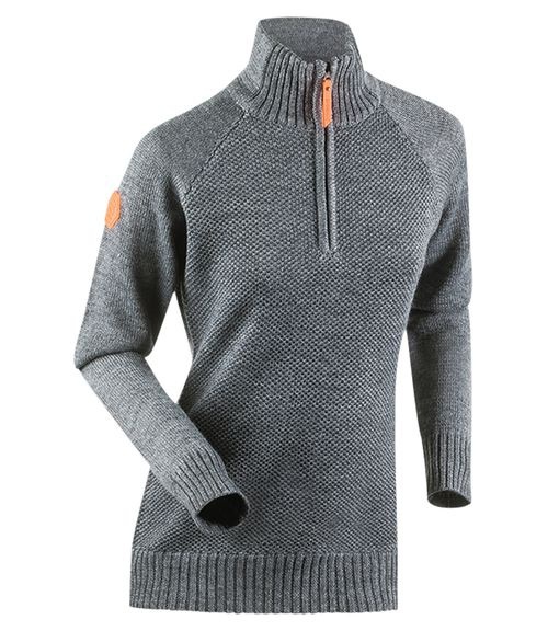 Свитер женский Bjorn Daehlie Half Zip Cabin серый