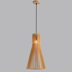8384/1A ECO LN26 323 бежевый дерево Подвес E27 60W 220V GERDA