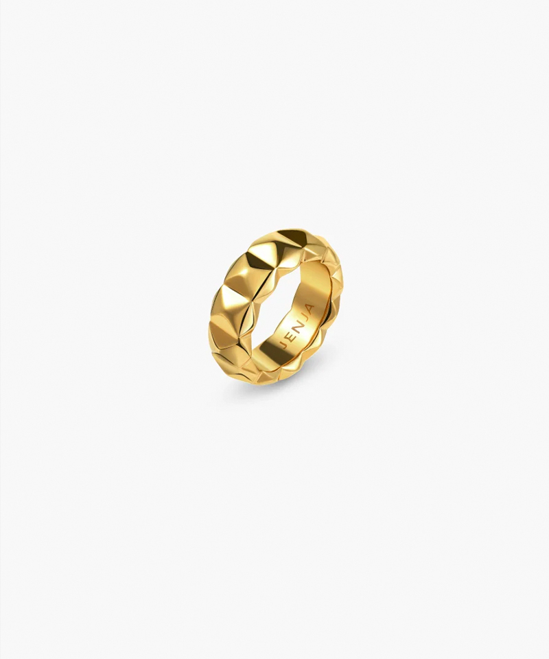 Кольцо Spike gold