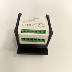 Набор 2 шт. Крепление для умного Wi-Fi реле Aubess, черное, 3D печать