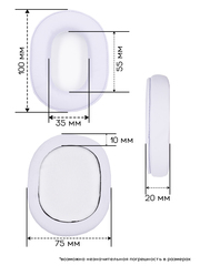 Амбушюры и оголовье для Audio-Technica ATH-M50, M50x, M40x