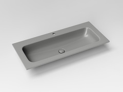 Ceramica Nova Грация (Grace) CN7013MH Раковина мебельная с отверстием под смеситель, 1010*457*137 мм антрацит матовый фото