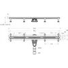Cezares LUX-LD-90-GM Душевой лоток 90 см